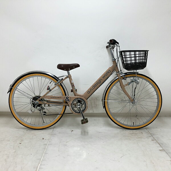 Rakuten - 【クーポン対象】中古 自転車 激安 子供用自転車 国内メーカー a.n.design works Red fern 24インチ 外装6段 整備士点検済み
