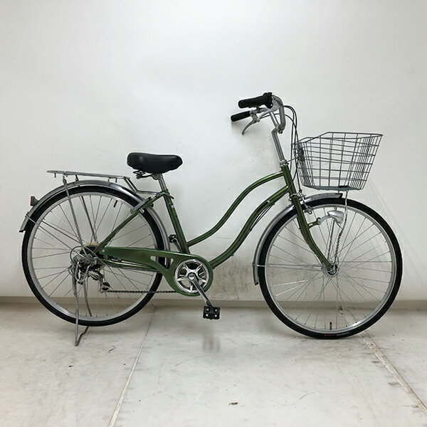 Rakuten - 【クーポン対象】中古 自転車 激安 シティサイクル 国内メーカー CASULY 26インチ 外装6段 整備士点検済み