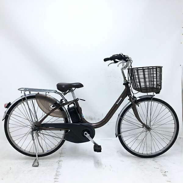 【クーポン対象】中古 自転車 激安 電動アシスト パナソニック ViVi L 26インチ 内装3段 整備士点検済み