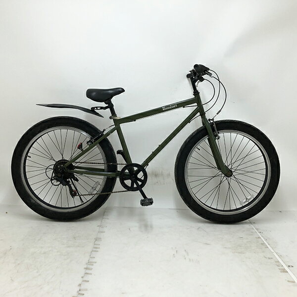 樂天商城 - 【クーポン対象】中古 自転車 激安 ファットバイク 国内メーカー Bambari バンバリ 26×3.0インチ 外装6段 整備士点検済み
