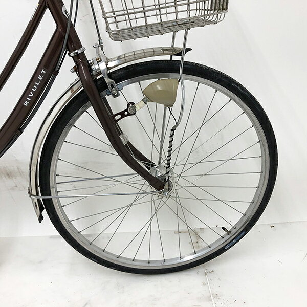 NEW & REUSE 楽天市場店の【クーポン対象】中古 自転車 激安 軽快車 国内メーカー RIVULET 26インチ 外装6段 整備士点検済み｜アングル2