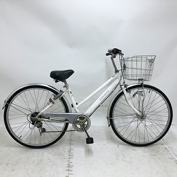 中古 自転車 激安 シティサイクル 国内メーカー ALOUETTE 26インチ 外装6段 整備士点検済み