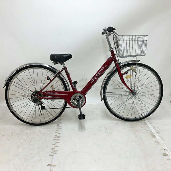樂天商城 - 【クーポン対象】中古 自転車 激安 シティサイクル 国内メーカー GEO CROSS PLUS 27インチ 外装6段 整備士点検済み