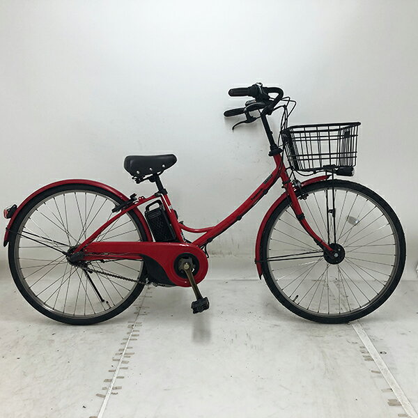 中古 自転車 激安 電動アシスト パナソニック ビジネス ビビ 26インチ 内装3段 整備士点検済み