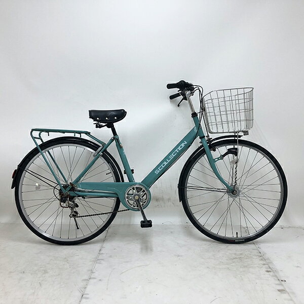 【クーポン対象】中古 自転車 激安 シティサイクル 国内メーカー S.COLLECTION 27インチ 外装6段 整備士点検済み