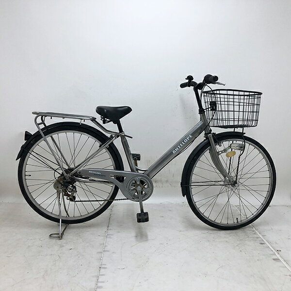 【クーポン対象】中古 自転車 激安 シティサイクル 国内メーカー ANTE LOPE 26インチ 外装6段 整備士点検済み