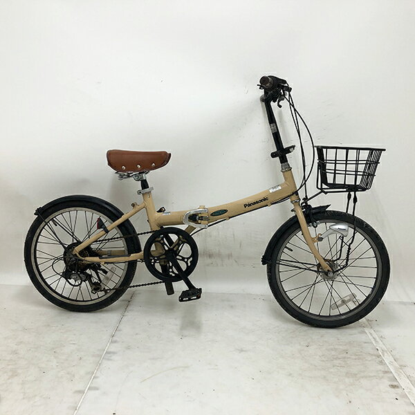 中古 自転車 激安 折り畳み自転車 パナソニック Beens House 20インチ 外装6段 整備士点検済み
