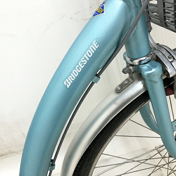NEW & REUSE 楽天市場店の【クーポン対象】中古 自転車 激安 軽快車 ブリヂストン Caruc 26インチ 変速なし 整備士点検済み｜アングル3
