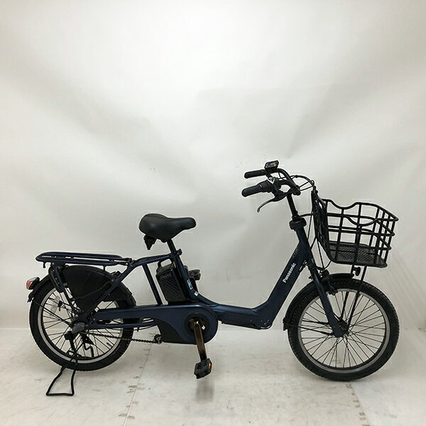 【クーポン対象】【新品充電器】中古 自転車 激安 子供乗せ対応小径電動アシスト パナソニック Gyutto 20インチ 内装3段 整備士点検済み