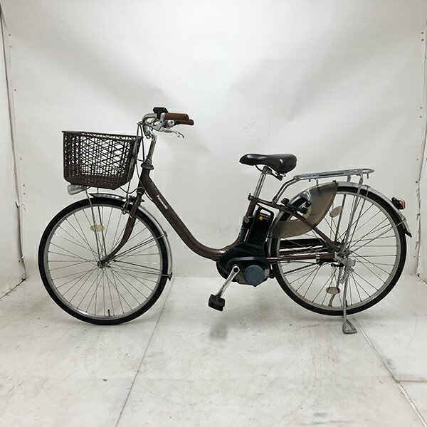 NEW & REUSE 楽天市場店の【クーポン対象】【新品充電器】中古 自転車 激安 電動アシスト パナソニック ViVi LU 26インチ 内装3段 整備士点検済み｜アングル2
