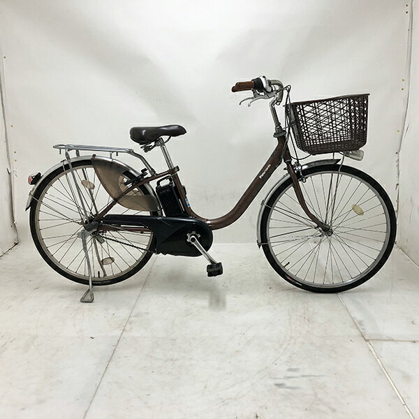【クーポン対象】【新品充電器】中古 自転車 激安 電動アシスト パナソニック ViVi LU 26インチ 内装3段 整備士点検済み