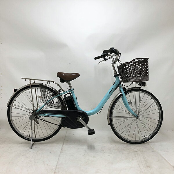 【クーポン対象】【新品充電器】中古 自転車 激安 電動アシスト パナソニック ViVi YX 26インチ 内装3段 整備士点検済み