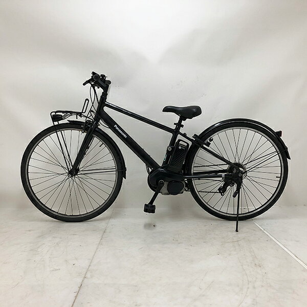 NEW & REUSE 楽天市場店の【クーポン対象】【新品充電器付】中古 自転車 激安 電動アシスト クロスバイク パナソニック Velo-Star 700×38c 外装7段 整備士点検済み｜アングル2