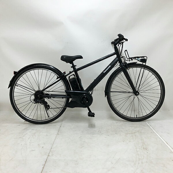 【クーポン対象】【新品充電器付】中古 自転車 激安 電動アシスト クロスバイク パナソニック Velo-Star 700×38c 外装7段 整備士点検済み