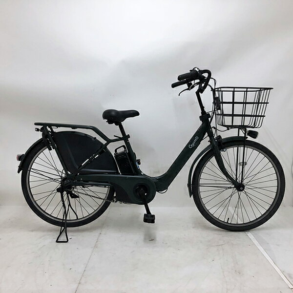 ◇◆◇◆◇ 商 品 情 報 ◇◆◇◆ 【外観ランク】　Bランク 【リユース・中古】　電動アシスト子供乗せ対応自転車 【メーカー】　パナソニック 【タイヤ】　　26インチ 【ギア】　　　内装3段 【カラー】　　カーキ系 LEDバッテリーライト ローラーブレーキ アルミフレーム 最新基準モーター搭載 キャリアクラス27 幼児二人同乗基準適合車 サークル錠付き(スペアキー：無し) バッテリー・充電器付 16Ahバッテリー搭載(実力容量：90-81％) ソーラーオートテール　作動未確認 安全性に問題のあるパーツは全て交換済み！ 【注意事項】 ※リユース商品の為、装備、スペックが純正と異なる場合がございます。 ※パーツ交換時に別メーカーのパーツが付いている場合がございます。 ※説明書の付属は御座いません。 ※画像に写りきれない使用・保管に伴う小傷や線傷がある場合がございます。 ※店舗と在庫共有している場合が御座いますので、品切れの際はキャンセル扱いとなります。