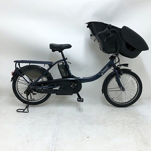 【クーポン対象】中古 自転車 激安 電動アシスト 子供乗せ対応小径自転車 前子乗せ付き YAMAHA PAS Kiss 20インチ 内装3段 整備士点検済み