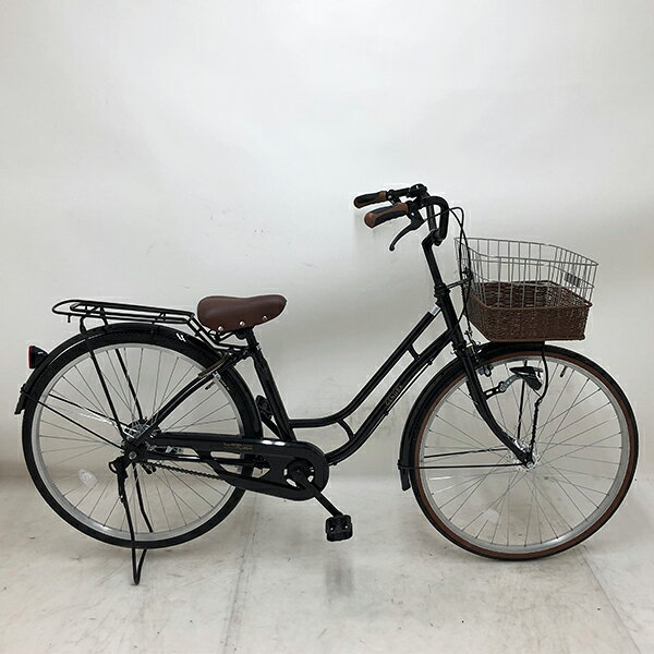 【クーポン対象】中古 自転車 激安 軽快車 国内メーカー GENOBA 26インチ 変速なし 整備士点検済み