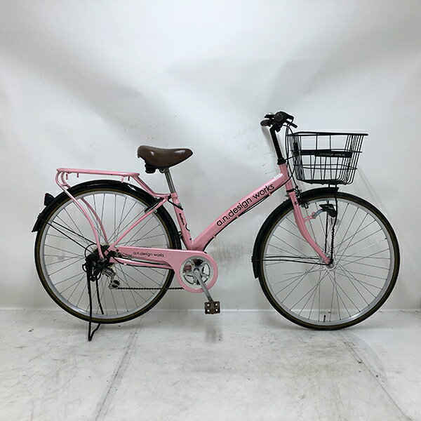 楽天市場】シティサイクル 27インチ（カラーピンク）（シティサイクル