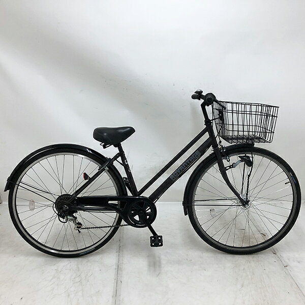 ◇ ◆ ◇ ◆ ◇ 商 品 情 報 ◇ ◆ ◇ ◆ ◇ 【外観ランク】　Bランク 【リユース・中古】　シティ車 【メーカー】　国内メーカー 【タイヤ】　27インチ 【ギア】　　外装6段 【カラー】　ブラック系 LEDオートライト ローラーブレーキ 1本スタンド サークル錠付き(スペアキー：無し) 安全性に問題のあるパーツは全て交換済み！ 【注意事項】 ※リユース商品の為、装備、スペックが純正と異なる場合がございます。 ※パーツ交換時に別メーカーのパーツが付いている場合がございます。 ※説明書の付属は御座いません。 ※画像に写りきれない使用・保管に伴う小傷や線傷がある場合がございます。 ※店舗と在庫共有している場合が御座いますので、品切れの際はキャンセル扱いとなります。