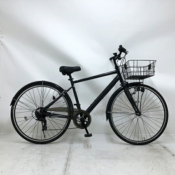 ◇ ◆ ◇ ◆ ◇ 商 品 情 報 ◇ ◆ ◇ ◆ ◇ 【外観ランク】　Bランク 【リユース・中古】　クロスバイク 【メーカー】　国内メーカー 【タイヤ】　　700×32C 【ギア】　　　外装7段 【カラー】　　ブラック系 LEDオートライト ローラーブレーキ 1本スタンド フレームサイズ　約480ミリメートル サークル錠付（スペアキー：1本） 安全性に問題のあるパーツは全て交換済み！ 【注意事項】 ※リユース商品の為、装備、スペックが純正と異なる場合がございます。 ※パーツ交換時に別メーカーのパーツが付いている場合がございます。 ※説明書の付属は御座いません。 ※画像に写りきれない使用・保管に伴う小傷や線傷がある場合がございます。 ※店舗と在庫共有している場合が御座いますので、品切れの際はキャンセル扱いとなります。