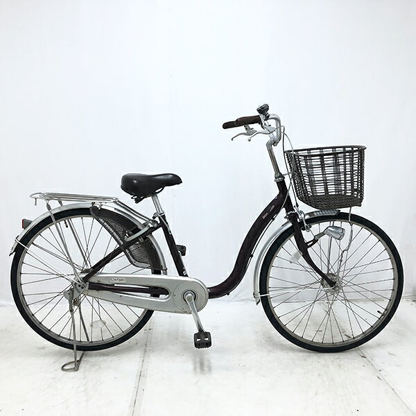 【クーポン対象】中古 自転車 激安 軽快車 ブリヂストン Caruc 26インチ 変速なし ...