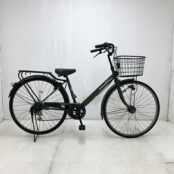 楽天市場】自転車 27インチ（カラーカーキグリーン）（シティサイクル
