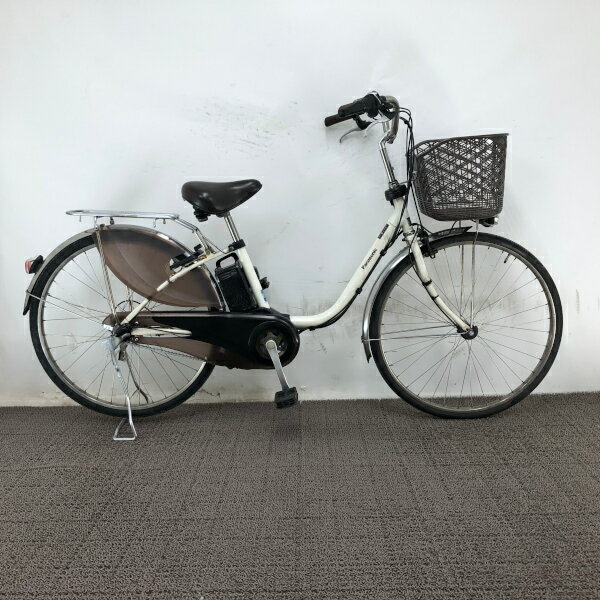 中古 自転車 激安 電動アシスト パナソニック 26インチ 内装3段 整備士点検済み