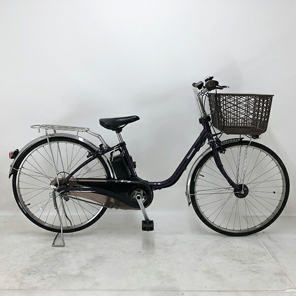 【クーポン対象★5/1(木)00:01〜5/31(土)23:59まで】中古 自転車 激安 電動アシスト パナソニック 26インチ 内装3段 整備士点検済み