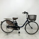 【クーポン対象★8/1(金)~8/31(日)23:59まで】中古 自転車 激安 電動アシスト パナソニック 26インチ 内装3段 整備士点検済み