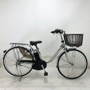【クーポン対象★8/1(金)~8/31(日)23:59まで】【充電器新品】中古 自転車 激安 電動アシスト パナソニック 26インチ 内装3段 整備士点検済み