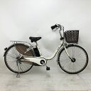 【クーポンA+C対象★7/4(金)20:00~7/11(金)01:59まで】中古 自転車 激安 電動アシスト パナソニック ViVi DX 26インチ 内装3段 整備士点検済み(4)