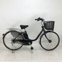 【クーポン対象★7/18(金)12:00~7/31(木)23:59まで】【新品バッテリー】中古 自転車 激安 電動アシスト パナソニック ViVi DX 26インチ 内装3段 整備士点検済み