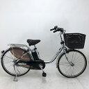 【クーポン対象★7/18(金)12:00~7/31(木)23:59まで】【充電器新品】中古 自転車 激安 電動アシスト パナソニック ViVI DX 24インチ 内装3段 整備士点検済み