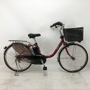 【クーポン対象★7/18(金)12:00~7/31(木)23:59まで】中古 自転車 激安 電動アシスト パナソニック 26インチ 内装3段 整備士点検済み