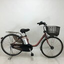 【クーポン対象★7/18(金)12:00~7/31(木)23:59まで】【新品バッテリー】中古 自転車 激安 電動アシスト パナソニック ViVi EX 26インチ 内装3段 整備士点検済み