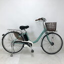 【クーポン対象★8/1(金)~8/31(日)23:59まで】中古 自転車 激安 電動アシスト パナソニック ViVi Light U 26インチ 内装3段 整備士点検済み