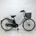 【クーポン対象★7/18(金)12:00~7/31(木)23:59まで】中古 自転車 激安 電動アシスト パナソニック ViVi DX 26インチ 内装3段 整備士点検済み