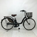 【クーポン対象★7/18(金)12:00~7/31(木)23:59まで】中古 自転車 激安 電動アシスト YAMAHA PAS Natura 26インチ 内装3段 整備士点検済み