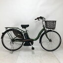 【クーポン対象★7/18(金)12:00~7/31(木)23:59まで】中古 自転車 激安 電動アシスト YAMAHA PAS Natura 26インチ 内装3段 整備士点検済み