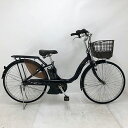 【クーポン対象★7/18(金)12:00~7/31(木)23:59まで】中古 自転車 激安 電動アシスト ブリヂストン Assista 26インチ 内装3段 整備士点検済み
