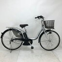 【クーポン対象★7/18(金)12:00~7/31(木)23:59まで】中古 自転車 激安 電動アシスト YAMAHA PAS Natura 26インチ 内装3段 整備士点検済み