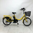 【クーポン対象★8/1(金)~8/31(日)23:59まで】中古 自転車 激安 電動アシスト YAMAHA PAS Babby 20インチ 内装3段 整備士点検済み
