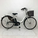 【クーポン対象】中古 自転車 激安 電動アシスト YAMAHA PAS Natura 26インチ 内装3段 整備士点検済み