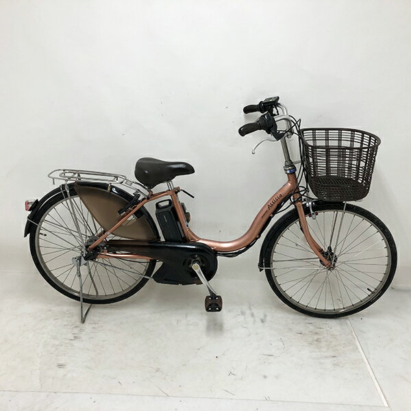 【クーポン対象】【新品充電器】中古 自転車 激安 電動アシスト ブリヂストン Assista 24インチ 内装3..
