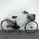 【クーポン対象★4/4(金)18:00〜4/30(水)23:59まで】中古 自転車 激安 電動アシスト パナソニック 26インチ 内装3段 整備士点検済み