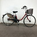 【クーポン対象★7/18(金)12:00~7/31(木)23:59まで】中古 自転車 激安 電動アシスト パナソニック 26インチ 内装3段 整備士点検済み