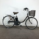 【クーポン対象★7/18(金)12:00~7/31(木)23:59まで】中古 自転車 激安 電動アシスト パナソニック 24インチ 内装3段 整備士点検済み
