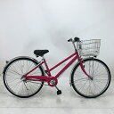 【クーポン対象★7/18(金)12:00~7/31(木)23:59まで】中古 自転車 激安 ブリヂストン シティサイクル NOLKOG 26インチ 内装3段 整備士点検済み