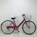 【クーポン対象★7/18(金)12:00~7/31(木)23:59まで】中古 自転車 激安 シティサイクル 国内メーカー DACCARAT NEO 27インチ 外装6段 整備士点検済み