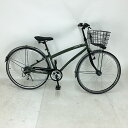 【クーポン対象★7/18(金)12:00~7/31(木)23:59まで】中古 自転車 激安 シティサイクル 国内メーカー REGAFFINO 27インチ 外装6段 整備士点検済み